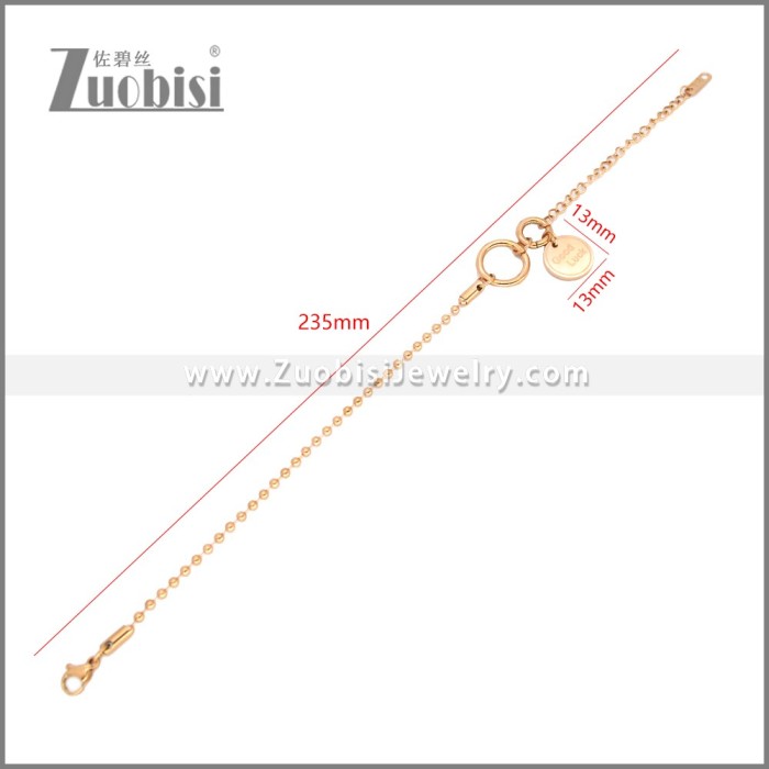 Stainless Steel Bracelets b010609R