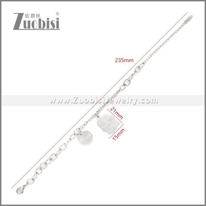 Stainless Steel Bracelets b010616S