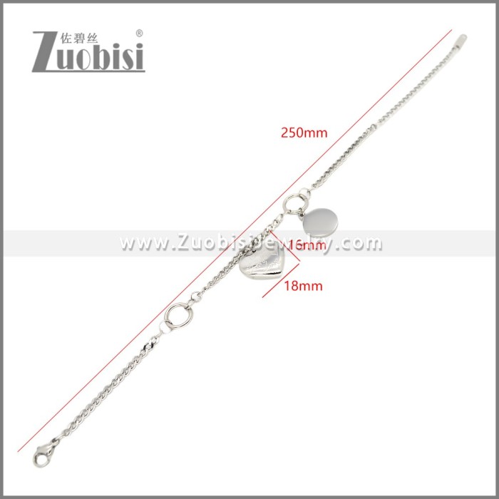 Stainless Steel Bracelets b010599S