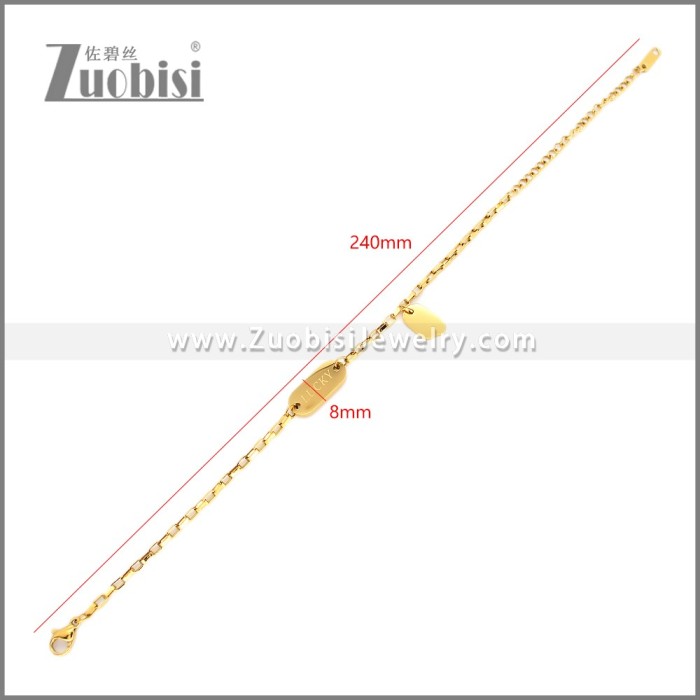 Stainless Steel Bracelets b010615G