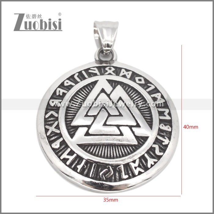 Stainless Steel Pendant p012017