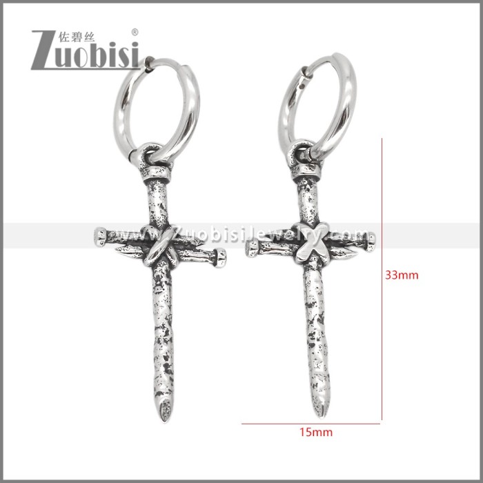 Stainless Steel Earring e002588