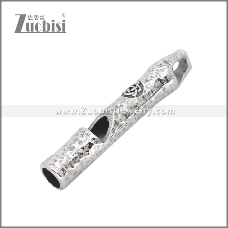 Stainless Steel Viking Pendant Whistle p012031