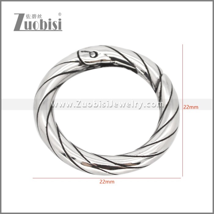 Stainless Steel Donut Clasp a001045
