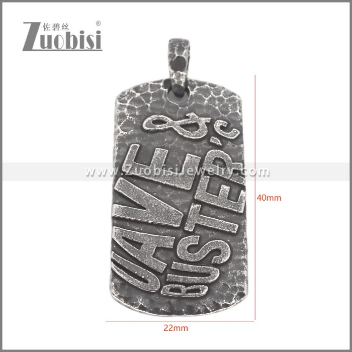 Stainless Steel Pendant p012035