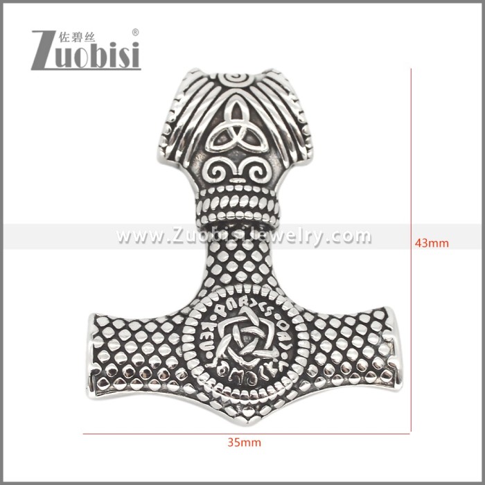 Stainless Steel Pendant p012057S2