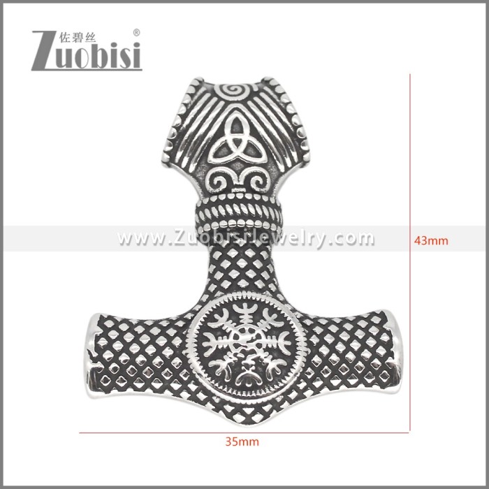 Stainless Steel Pendant p012057S1