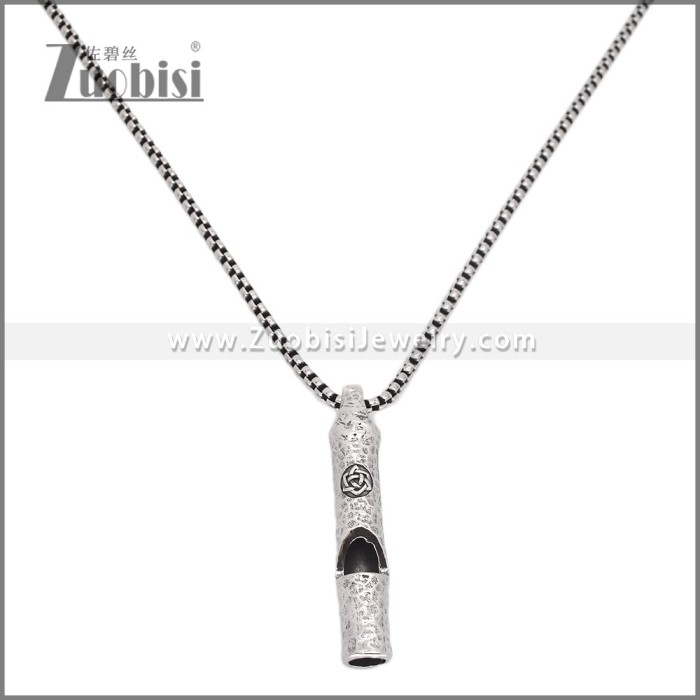 Stainless Steel Viking Pendant Whistle p012031