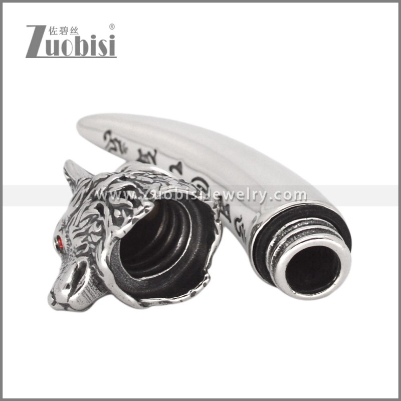 Stainless Steel Wolf Teeth Design Pendant p012066S