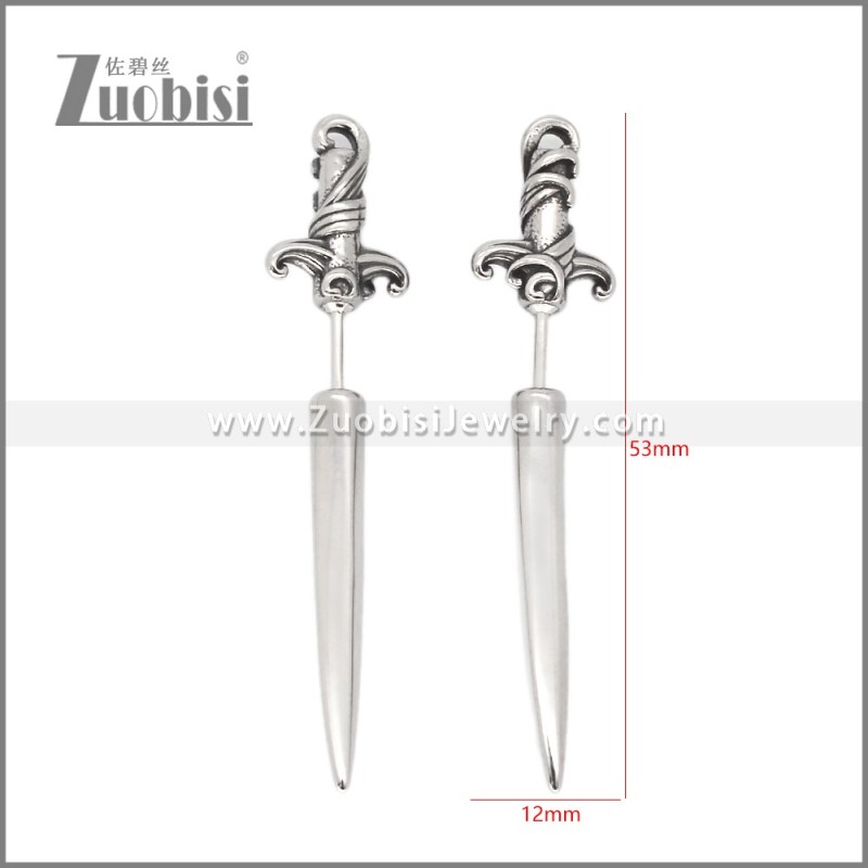 Stainless Steel Earrings e002626