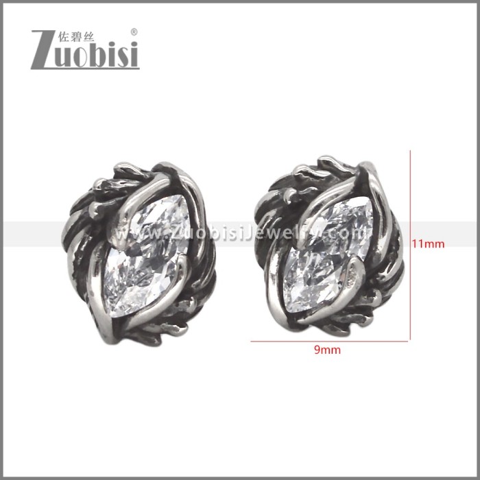 Stainless Steel Earrings e002640S