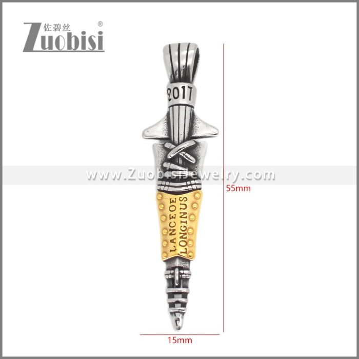 Stainless Steel Pendant p012074SG