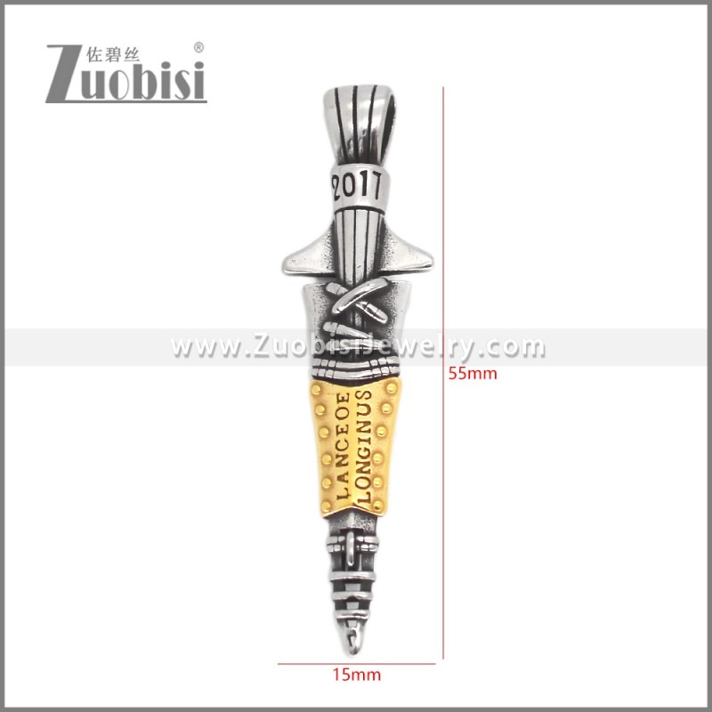 Stainless Steel Pendant p012074SG
