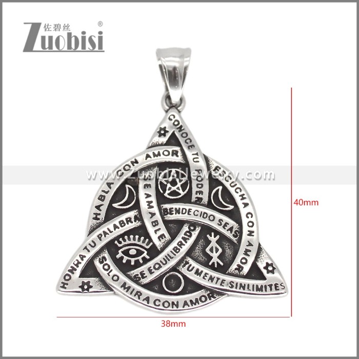 Stainless Steel Pendant p012155