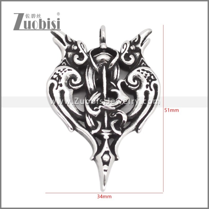 Stainless Steel Pendant p012150