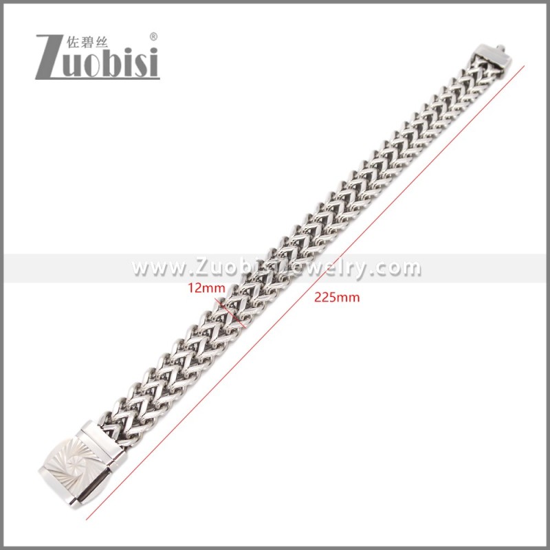Stainless Steel Bracelet b010636S