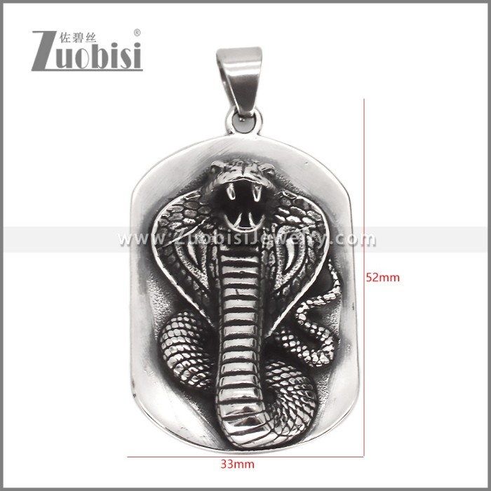 Stainless Steel Pendant p012327