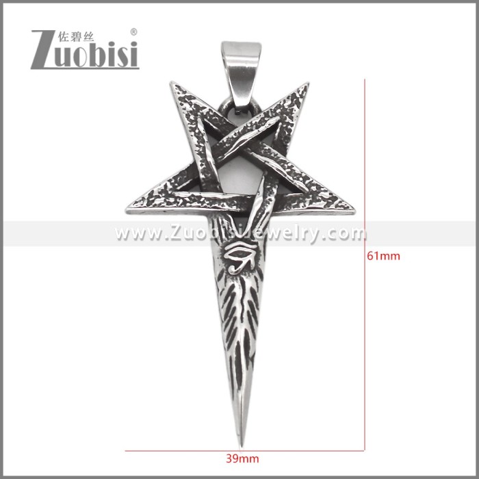 Stainless Steel Pendant p012338