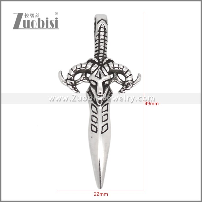 Stainless Steel Pendant p012395