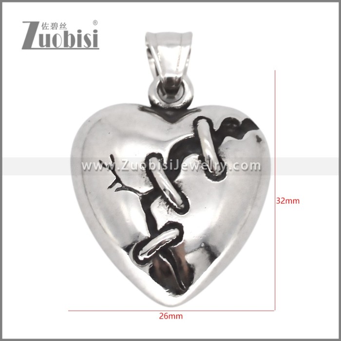 Stainless Steel Pendant p012466