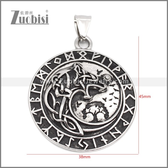 Stainless Steel Pendant p012503