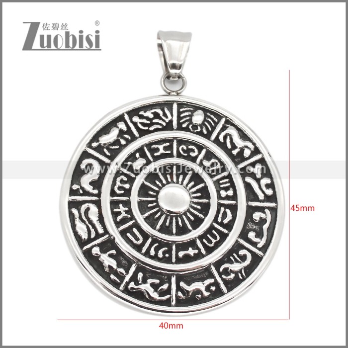 Stainless Steel Pendant p012468
