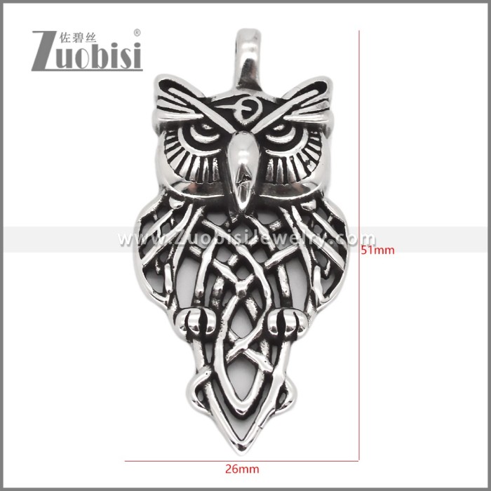 Stainless Steel Pendant p012412S