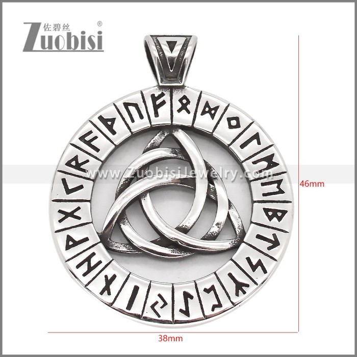Stainless Steel Pendant p012406