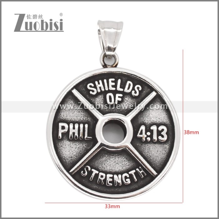 Stainless Steel Pendant p012435