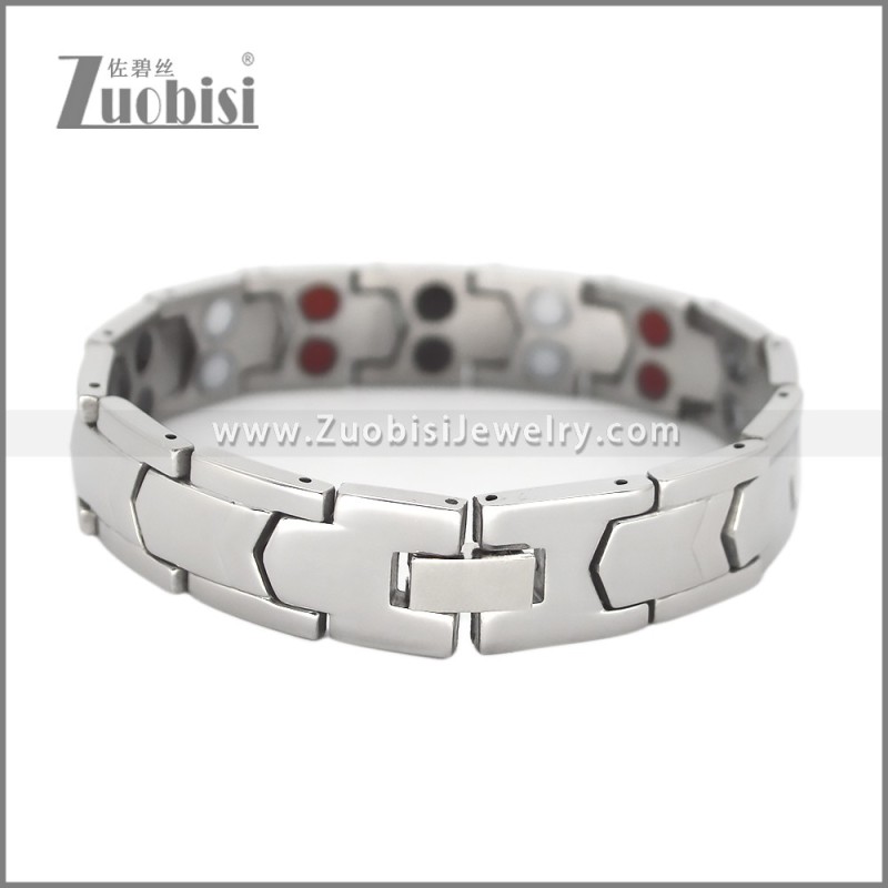 Stainless Steel Magnetic Bracelets b010690S