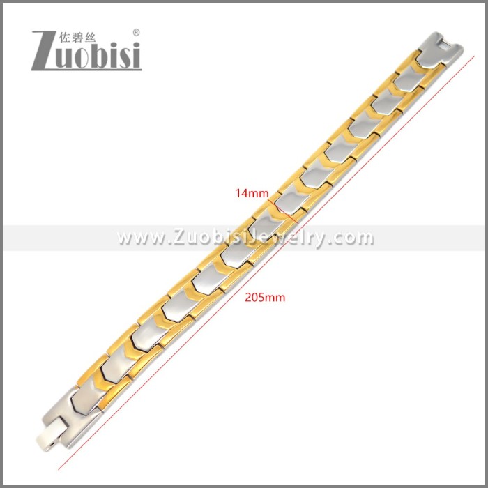 Stainless Steel Magnetic Bracelets b010690SG
