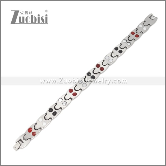 Stainless Steel Magnetic Bracelets b010692S