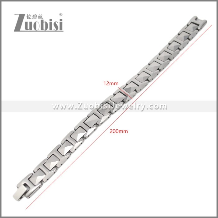 Tungsten Magnetic Bracelets b010695S