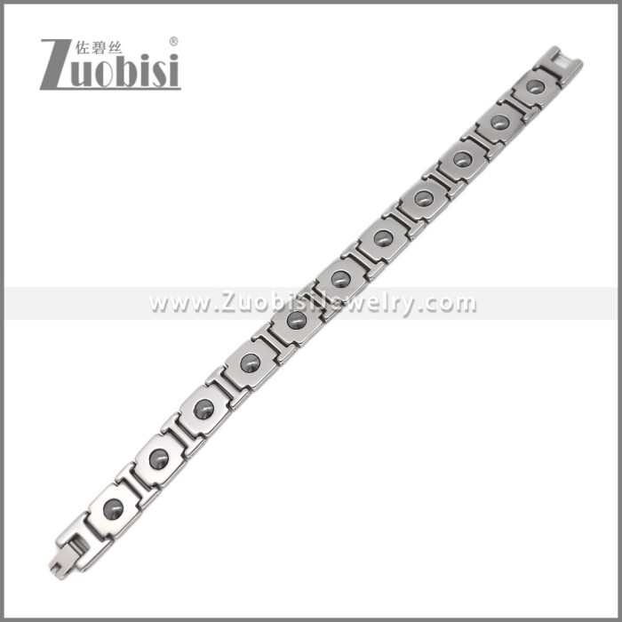 Tungsten Magnetic Bracelets b010686