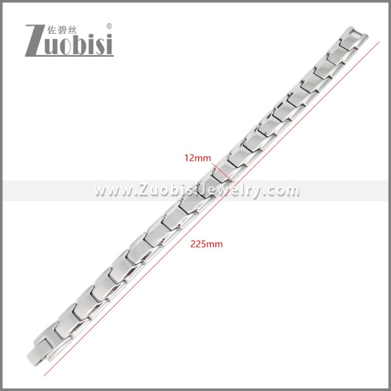 Magnetic Stainless Steel Bracelets b010678