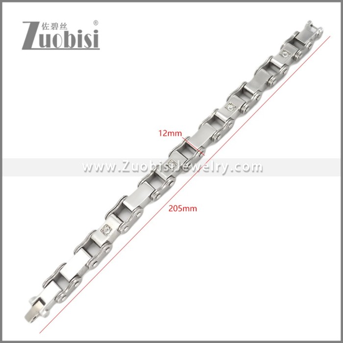 Stainless Steel Biker Bracelets b010683