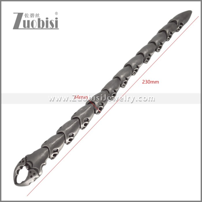 Stainless Steel Bracelet b010720H