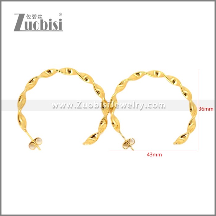 Stainless Steel Earring e002695G