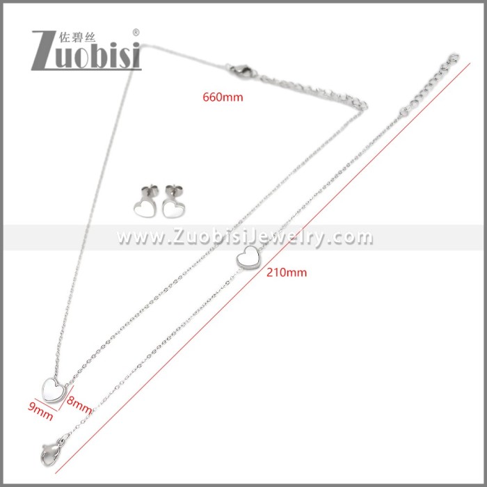 Stainless Steel Jewelry Set s003085