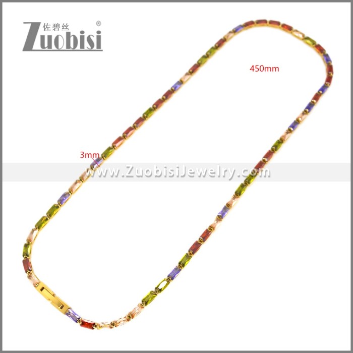 Stainless Steel Necklace n003506C2