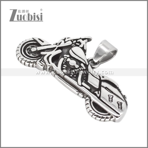 Stainless Steel Motorcycle Pendant p012565
