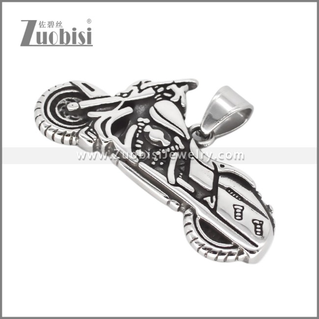 Stainless Steel Motorcycle Pendant p012565