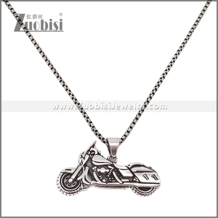 Stainless Steel Motorcycle Pendant p012565