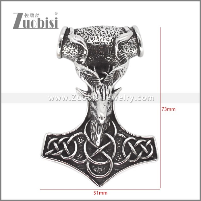 Stainless Steel Pendant p012600