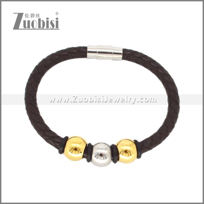 Leather Bracelets b010781H