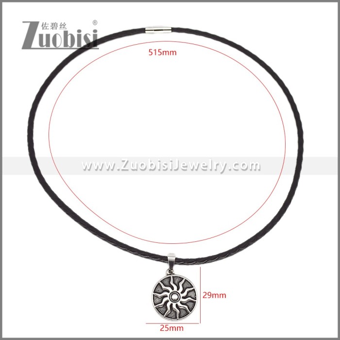 Leather Neckace n003548
