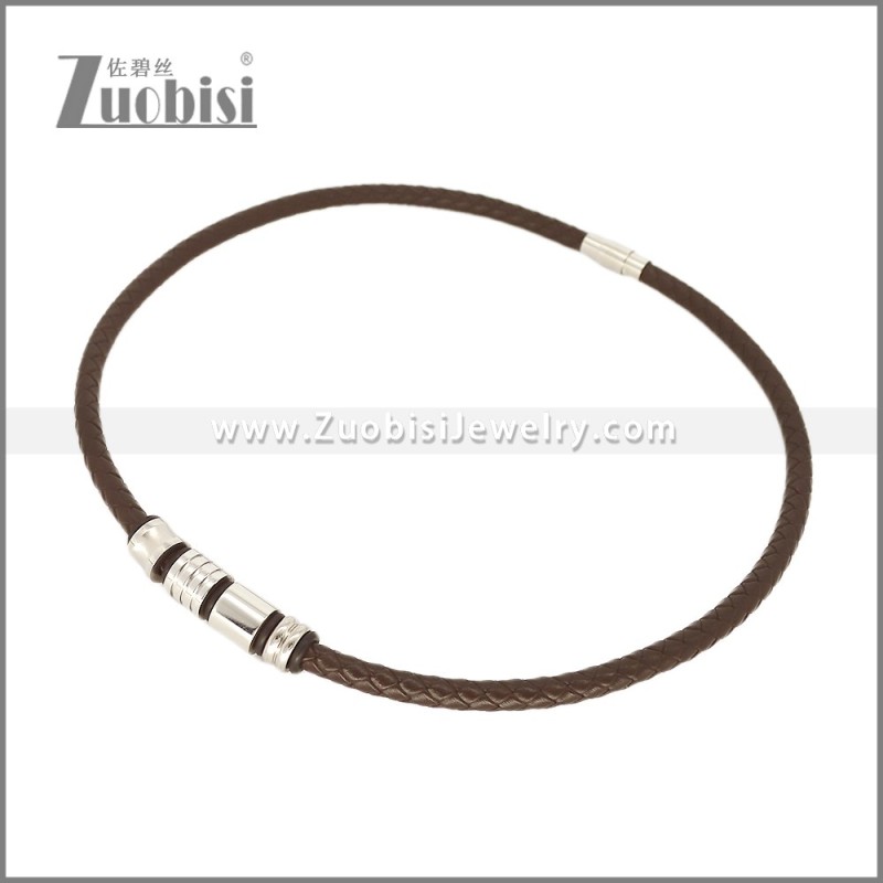 Leather Neckace n003544A