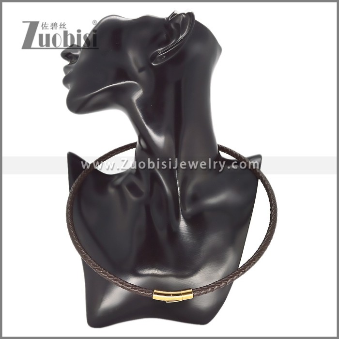 Leather Neckace n003541A1