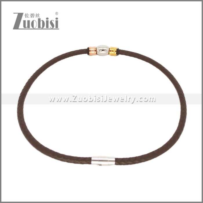 Leather Neckace n003542A