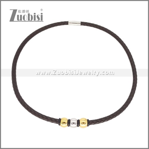 Leather Neckace n003543A